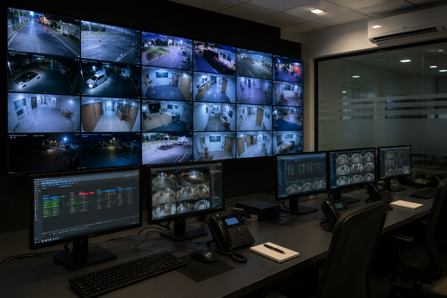 Centro de monitoreo y videovigilancia IP